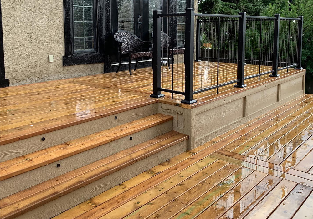 Wood decks don't have to boring!